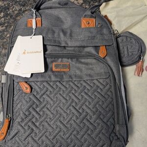 Brand New BabbleRoo Diaper Bag With Baby Changing Pad